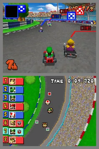 Captura de tela de Mario Kart DS (2 de 4)
