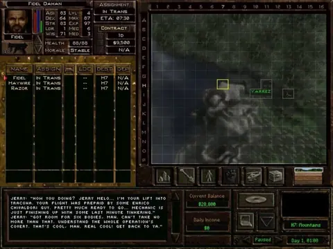 Captura de tela de Jagged Alliance 2: Unfinished Business (1 de 3)