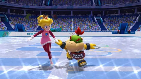Captura de tela de Mario & Sonic at the Sochi 2014 Olympic Winter Games (4 de 4)