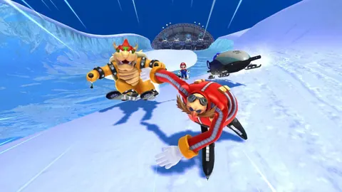 Captura de tela de Mario & Sonic at the Sochi 2014 Olympic Winter Games (2 de 4)