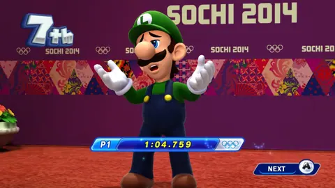 Captura de tela de Mario & Sonic at the Sochi 2014 Olympic Winter Games (1 de 4)
