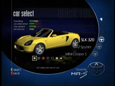 Captura de tela de Project Gotham Racing (2 de 2)