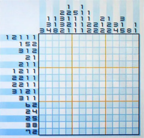 Captura de tela de Picross DS (1 de 4)