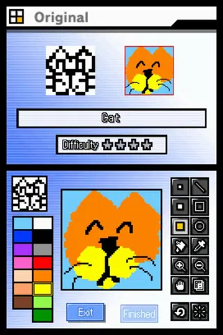 Captura de tela de Picross DS (2 de 4)