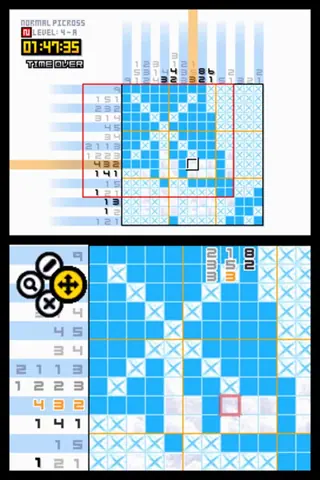 Captura de tela de Picross DS (3 de 4)