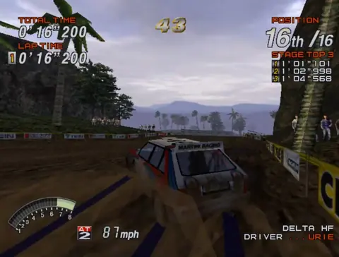 Captura de tela de Sega Rally 2 (2 de 4)