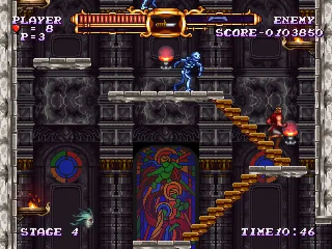 Captura de tela de Castlevania: The Adventure ReBirth (3 de 4)