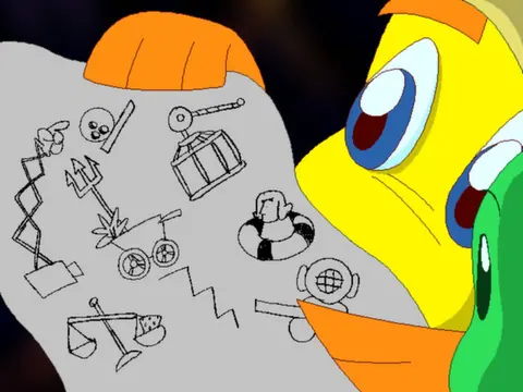 Captura de tela de Freddi Fish 2: The Case of the Haunted Schoolhouse (2 de 4)