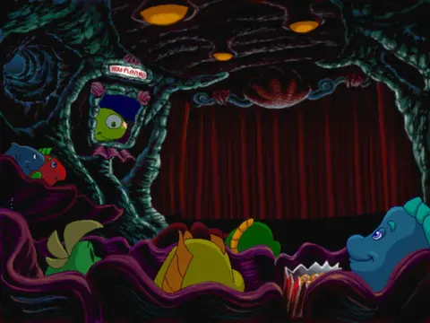 Captura de tela de Freddi Fish 2: The Case of the Haunted Schoolhouse (3 de 4)