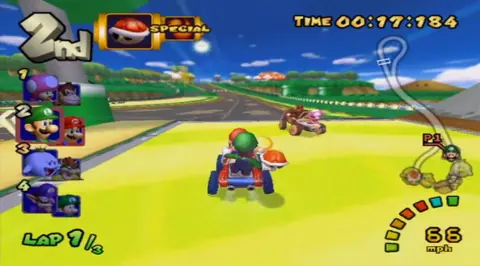 Captura de tela de Mario Kart: Double Dash!! (3 de 4)
