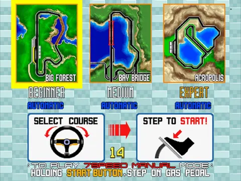 Captura de tela de Virtua Racing (2 de 2)