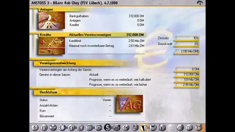 Captura de tela de Anstoss 3 (4 de 4)