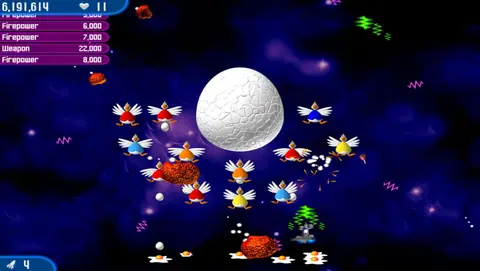 Captura de tela de Chicken Invaders 2: The Next Wave (3 de 4)