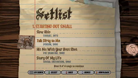 Captura de tela de Guitar Hero III: Legends of Rock (2 de 4)