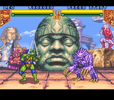 Captura de tela de Teenage Mutant Ninja Turtles: Tournament Fighters (2 de 4)