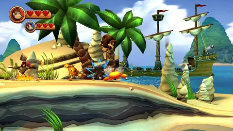 Captura de tela de Donkey Kong Country Returns HD (2 de 4)