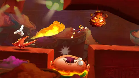 Captura de tela de Rayman Fiesta Run (3 de 4)