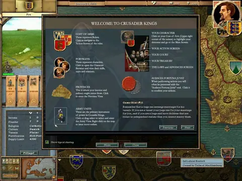 Captura de tela de Crusader Kings (2 de 4)