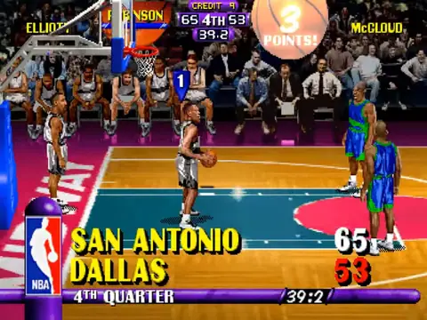Captura de tela de NBA Hangtime (2 de 3)