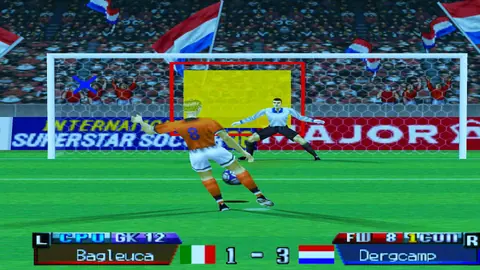 Captura de tela de International Superstar Soccer '98 (2 de 4)