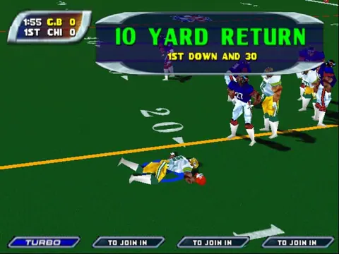 Captura de tela de NFL Blitz 2000 (3 de 4)