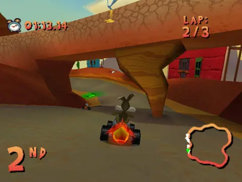 Captura de tela de Looney Tunes Racing (1 de 2)