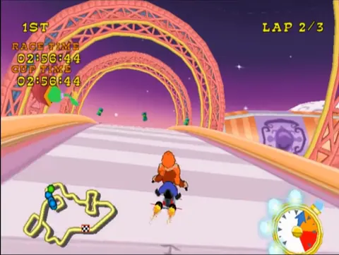 Captura de tela de Looney Tunes: Space Race (2 de 3)