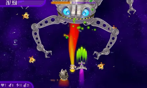 Captura de tela de Chicken Invaders 4 (3 de 4)