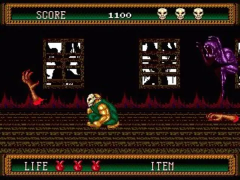 Captura de tela de Splatterhouse 2 (3 de 4)