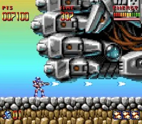 Captura de tela de Super Turrican (4 de 4)