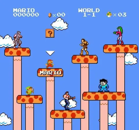 Captura de tela de Super Mario Bros. Crossover (1 de 2)