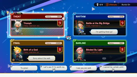 Captura de tela de Theatrhythm Final Bar Line (4 de 4)