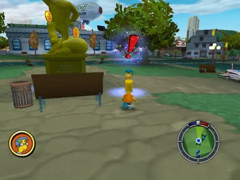 Captura de tela de The Simpsons: Hit & Run (3 de 4)