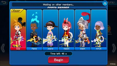 Captura de tela de Kingdom Hearts Union χ[Cross] (1 de 4)