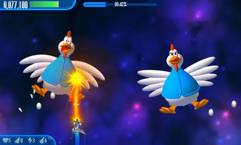 Captura de tela de Chicken Invaders 3: Revenge of the Yolk (1 de 4)