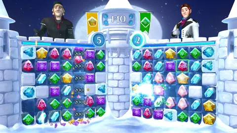 Captura de tela de Frozen Free Fall: Snowball Fight (3 de 4)
