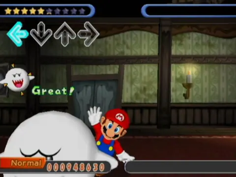 Captura de tela de Dance Dance Revolution Mario Mix (2 de 4)
