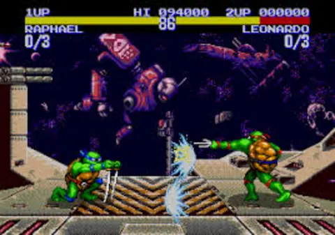 Captura de tela de Teenage Mutant Ninja Turtles: Tournament Fighters (1 de 3)