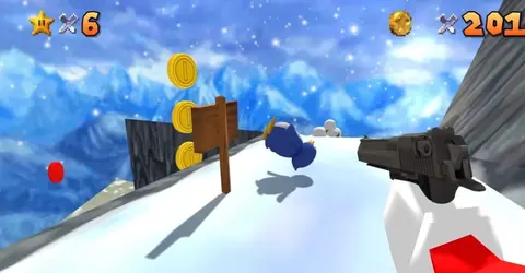 Captura de tela de Super Mario 64 FPS (2 de 3)