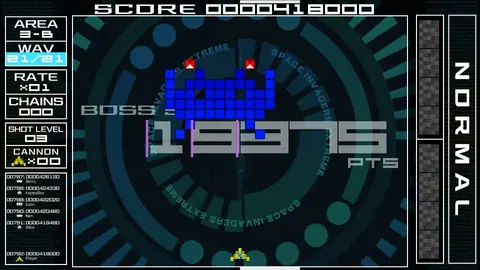 Captura de tela de Space Invaders Extreme (3 de 4)