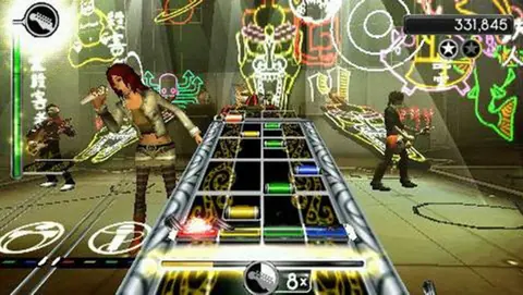 Captura de tela de Rock Band Unplugged (1 de 3)