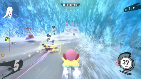 Captura de tela de Kirby Air Riders (2 de 4)