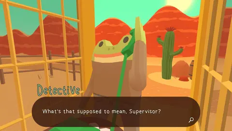 Captura de tela de Frog Detective 3: Corruption at Cowboy County (3 de 4)