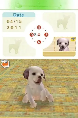 Captura de tela de Nintendogs: Dalmatian & Friends (2 de 4)