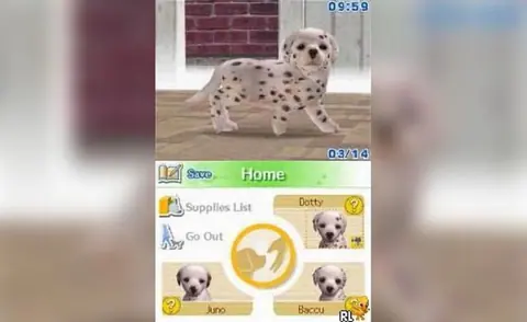 Captura de tela de Nintendogs: Dalmatian & Friends (1 de 4)