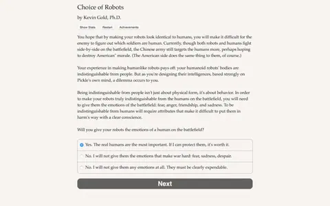 Captura de tela de Choice of Robots (4 de 4)