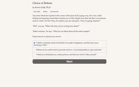Captura de tela de Choice of Robots (3 de 4)