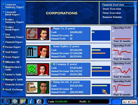 Captura de tela de Capitalism II (4 de 4)