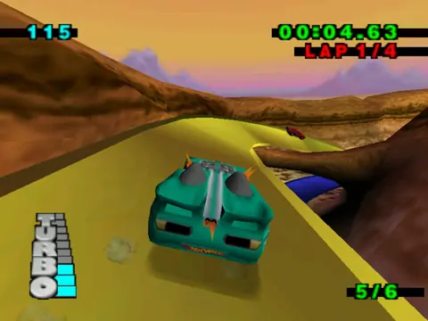 Captura de tela de Hot Wheels Turbo Racing (2 de 2)