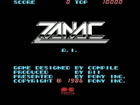 Captura de tela de Zanac (1 de 4)